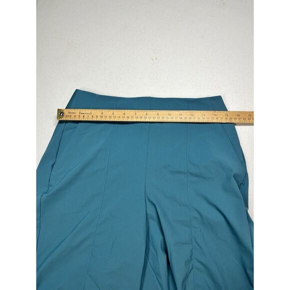 Athleta Cosmic Bermuda Shorts Womens Sz 10 Borealis Teal Stetch - Picture 4 of 7